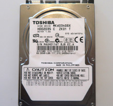 Toshiba MK6034GSX (HDD2D35 C ZK01 T) 010 A0/AH101A 60gb 2.5" Sata Hard Drive