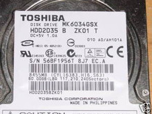 TOSHIBA MK6034GSX, HDD2D35 B ZK01 T, 60GB, SATA 360169093142