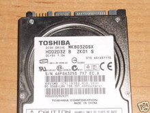TOSHIBA MK8032GSX, HDD2D32 B ZK01 S, 80GB, SATA 360185596521