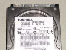TOSHIBA MK8032GSX, HDD2D32 B ZK01 S, 80GB, SATA 190419094855