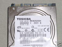 TOSHIBA MK8032GSX, HDD2D32 V ZK01 S, 80GB, SATA 360229413250