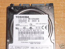 TOSHIBA MK1234GSX, HDD2D31 B ZK01 S, 120GB, SATA 360179974135