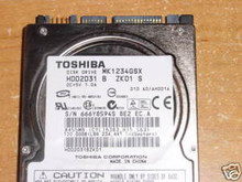 TOSHIBA MK1234GSX, HDD2D31 B ZK01 S, 120GB, SATA 360179975099