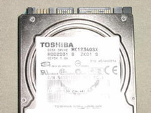 TOSHIBA MK1234GSX, HDD2D31 B ZK01 S, 120GB, SATA 360277390518