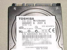 TOSHIBA MK1234GSX, HDD2D31 B ZK01 S, 120GB, SATA 190418554473