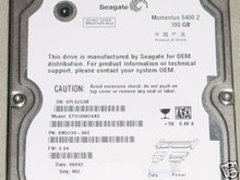 SEAGATE ST9100824AS, 9W3139-502, 100GB SATA FW:3.04 WU 360175101533