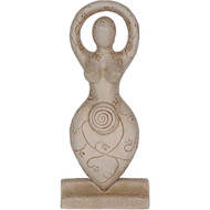 Gypsum Cement Goddess Figurine - Spring