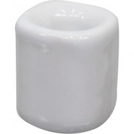 Ceramic Chime Candle Holder - White