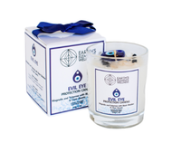 Evil Eye Protection Crystal Candle - Earth Element's