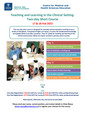 Teaching and Learning in the Clinical Setting - 2 day course for nurses