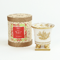 SEDA France Malaysian Bamboo Classic Toile Petite Ceramic Candle | James Anthony Collection