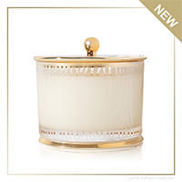 Thymes Frasier Fir Frosted Wood Grain Large Poured Candle | James Anthony Collection