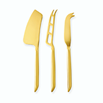 Viski Belmont Gold Plated Knife Set | James Anthony Collection