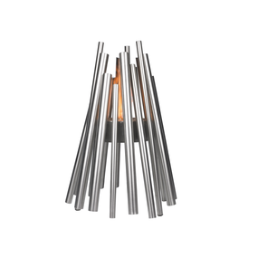 Ecosmart STIX Fire Pit - Brushed Stainless Steel | James Anthony Collection
