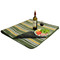 Picnic At Ascot Outdoor Picnic Blanket with Water Resistant Backing - Green Stripe | James Anthony Collection