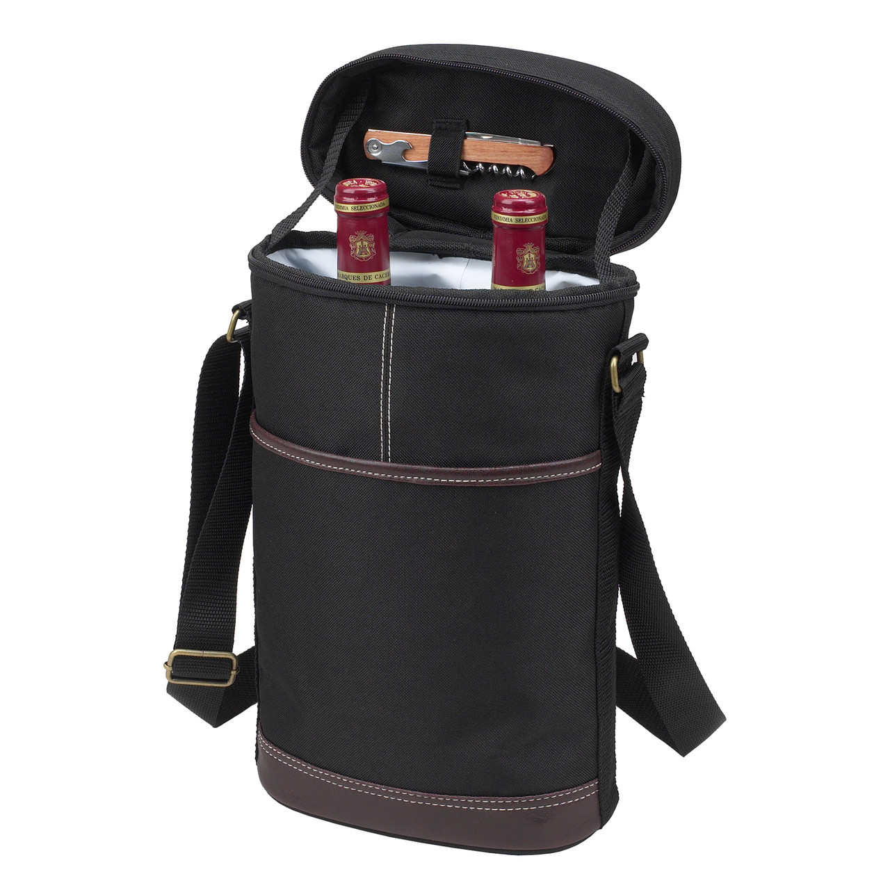 insulated wine tote