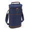 Picnic at Ascot - Insulated 2 Bottle Travel Wine Tote - Navy | James Anthony Collection