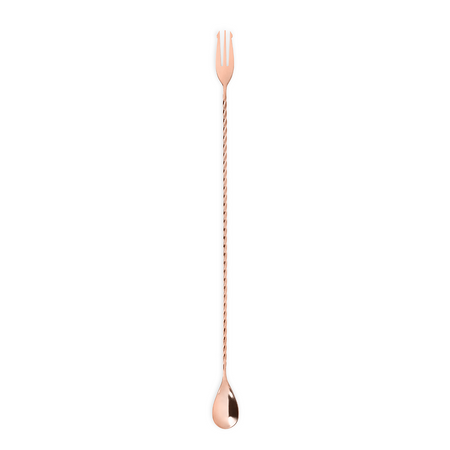 Viski Summit Copper Trident Bar Spoon | James Anthony Collection