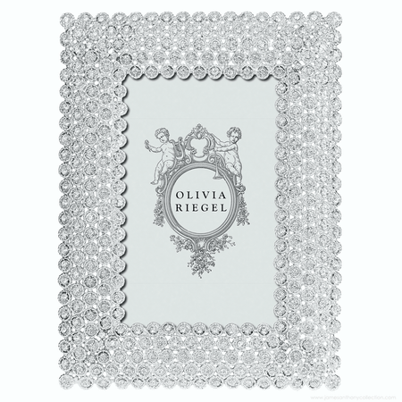 Olivia Riegel Silver Alexis 4" x 6" Frame | James Anthony Collection