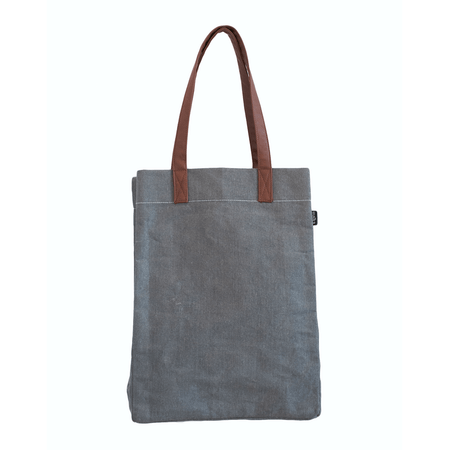 Maika Waxed Ash Market Tote | James Anthony Collection
