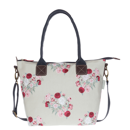 Sophie Allport Peony Oilcloth Mini Oundle Bag | James Anthony Collection