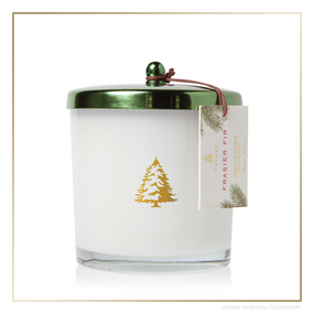Thymes Frasier Fir Exclusive Poured Candle w/ Green Lid (tyms-637666049830) | James Anthony Collection