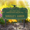 Whitehall Butterfly Rose Quote Personalized Garden & Lawn Plaque - James Anthony Collection
