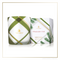Thymes Frasier Fir Frosted Plaid Medium Poured Candle | James Anthony Collection