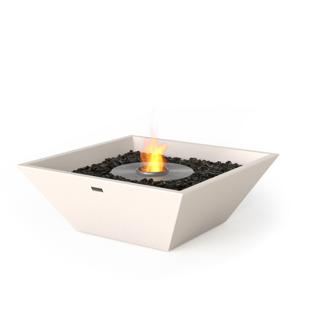 EcoSmart Nova 600 in Bone with Stainless Steel Burner | James Anthony Collection