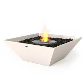 EcoSmart Nova 850 in Bone with Stainless Steel Burner | James Anthony Collection