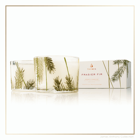 Thymes Frasier Fir Pine Needle Candle Set | James Anthony Collection