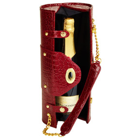 Picnic at Ascot Wine Purse in Burgundy  | James Anthony Collection