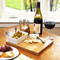 Buxton Bamboo Cheese Board Set with 4 Tools