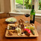 Sherborne Bamboo Cheese Board Set w/Dishes & Tools