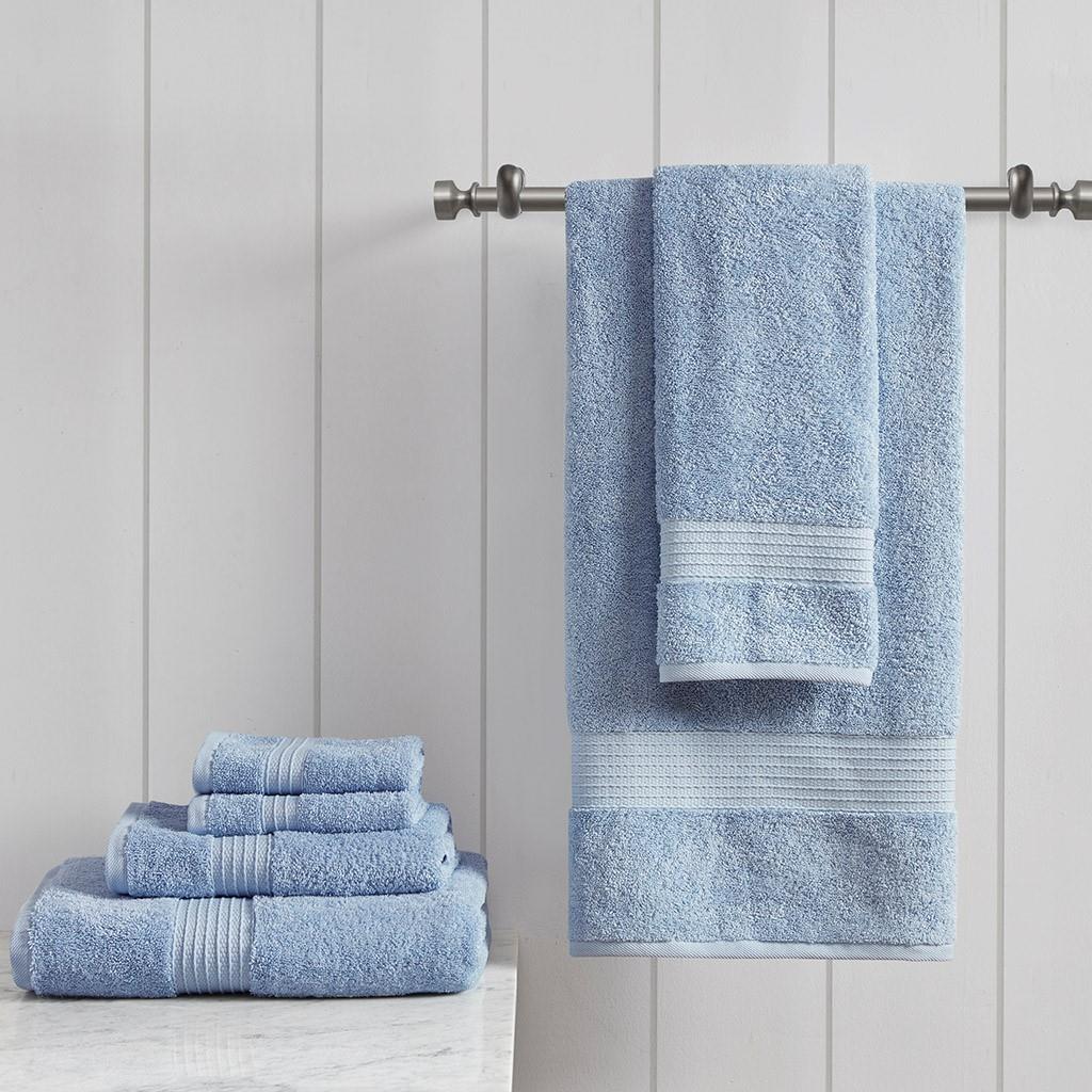 3-Piece Organic Cotton Kitchen Towel Set, Gray