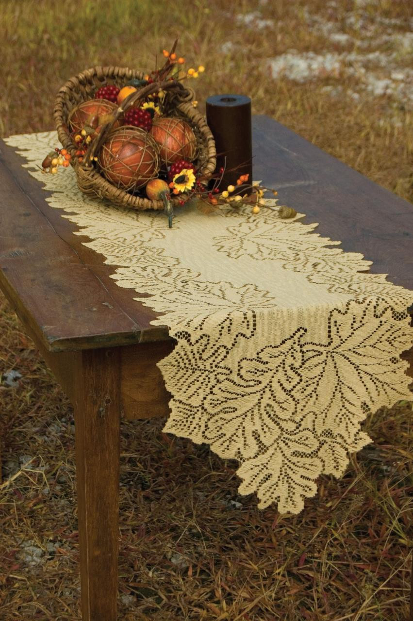 Leaf Tabletop Lace Collection -