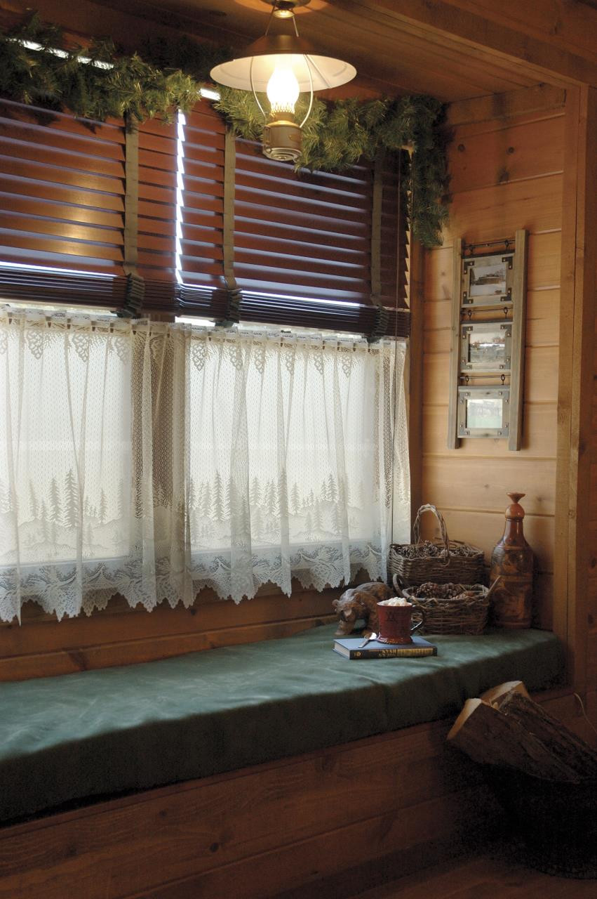 Pinecone Lace Curtain Collection -