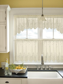 Blossom Lace Swag Valance - 734573099993