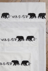 Bear Embroidered Sheet Set - 035731126620