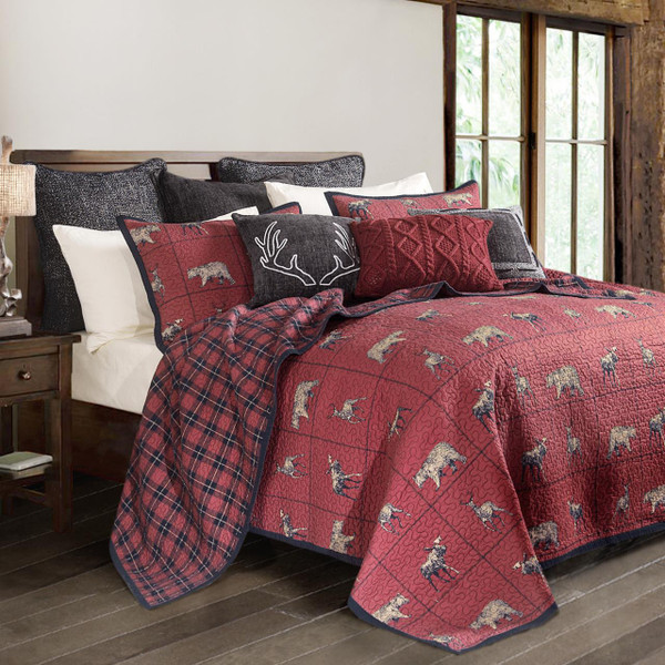 Woodland Plaid Quilt Set - 813654029682