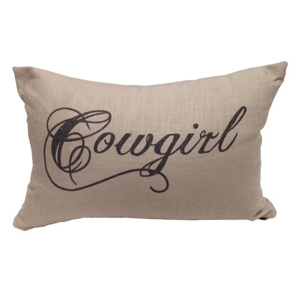 Cowgirl Pillow - 813654027947
