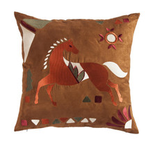 Embroidered Horse Pillow - 819652020690