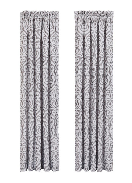 Luxembourg Silver Curtains - 846339032103