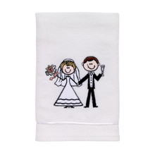 Bride & Groom Hand Towel - 021864271306