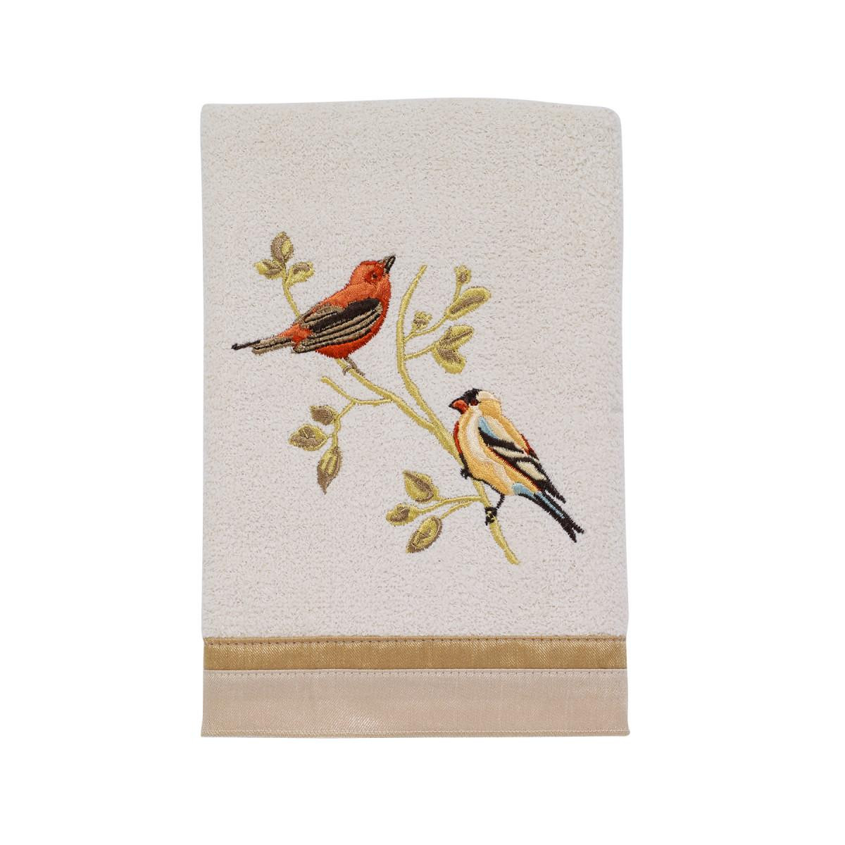 Avanti Linens Gilded Birds Hand Towel Paul's Home Fashions