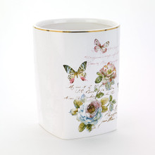 Butterfly Garden Wastebasket - 021864360840