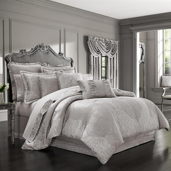 La Scala Silver Comforter Set - 846339085604