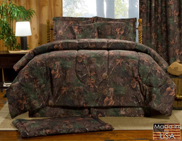 Mixed Pine Comforter Set -
