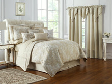 Annalise Gold Comforter Set - 038992921768