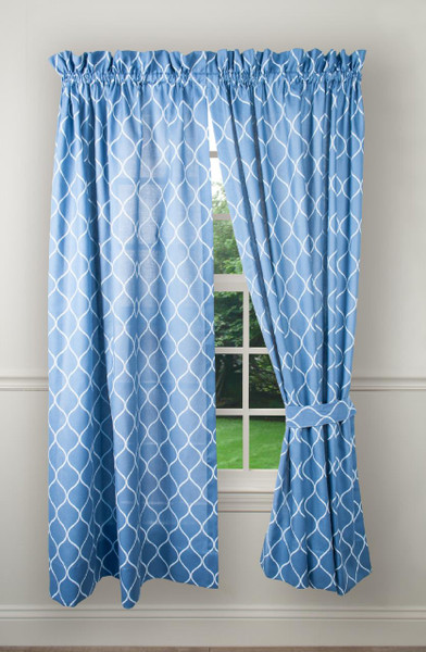 Trellis Curtains & Valance - 730462128867